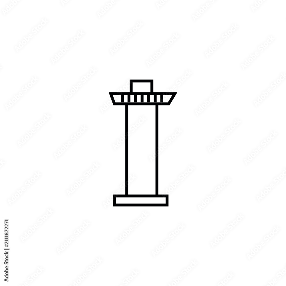 Fototapeta premium airport tower icon