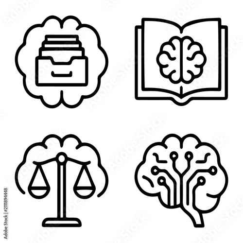 Brain Innovation Symbol Vector Design