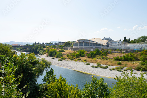 Fotografie Moraca river in Podgorica, Montenegro