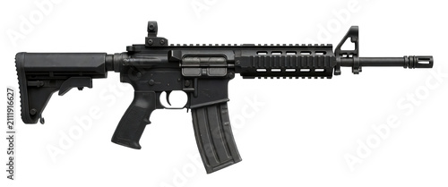 Black Rifle Isolated Transparent Background