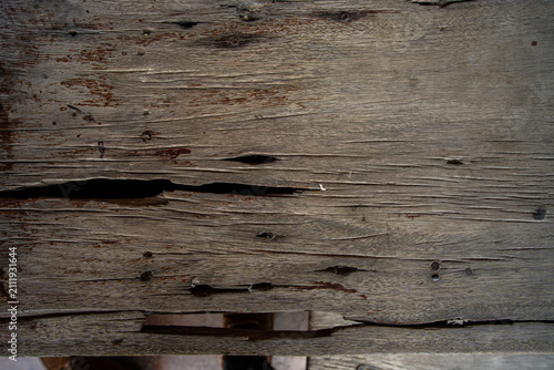 Old rustic nature texture rudge of brown wooden