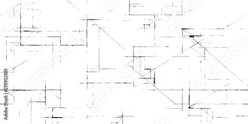 White background featuring intricate gray architectural blueprint and schematic line art overlays geometric, or drafting texture to modern designs, web banners.