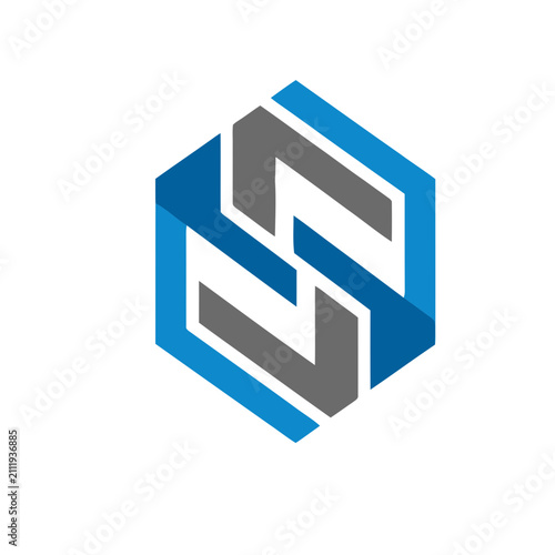 Abstract Hexagonal Logo