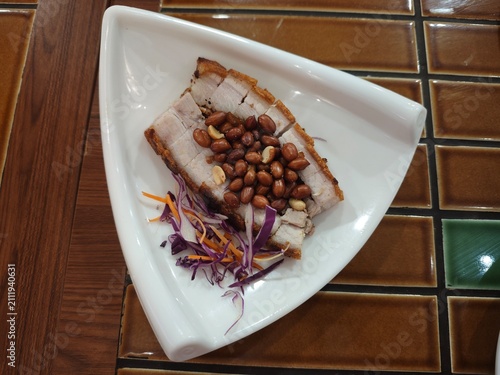 Roasted pork belly