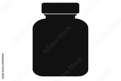 medicine bottle vector illustration, medicine bottle icon vector 