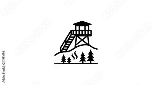 Fire Lookout Tower Icon