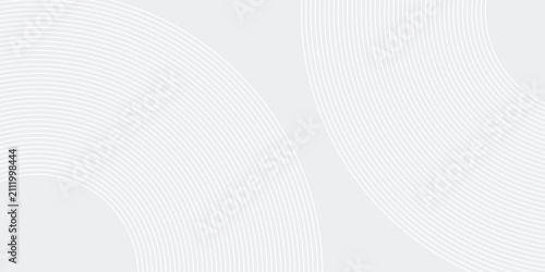 Fotografie White glowing geometric lines on gray background