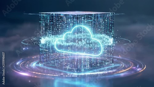 Explore How Cloud Technology Stores and Manages Data With Clear Visuals on Digital Processes and Systems