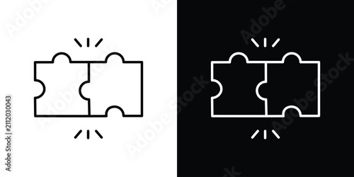 Fotografie Compatibility icon vector symbol bundle