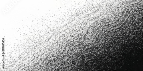 Принти на полотні Abstract Black and White Winter Texture Background with Frozen Snow, Ice, Cloud