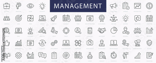 set of vector icons of numbers