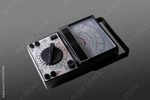 Analog pointer multimeter.