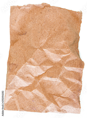 Quadro su tela Brown leather texture close-up isolated on png.