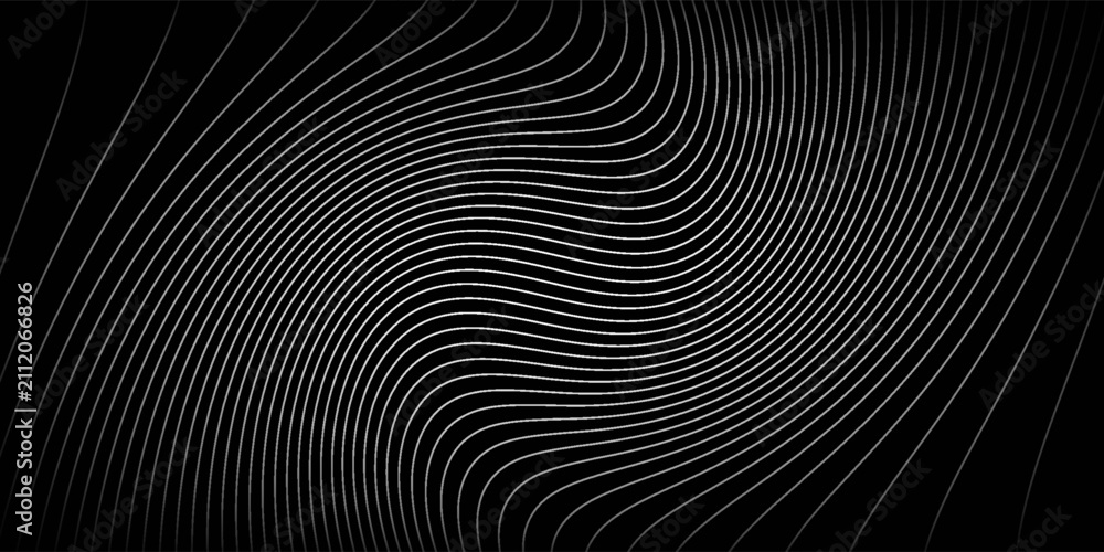 Fototapeta premium Dynamic diagonal parallel slanted lines abstract geometric pattern. modern