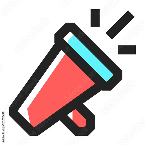 megaphone icon illustration