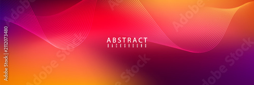 D colorful abstract background overlap layer on dark space with glowing circles effect decoration. Modern graphic design element. suit for media product design