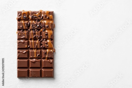 Caramel Drizzled Chocolate Bar