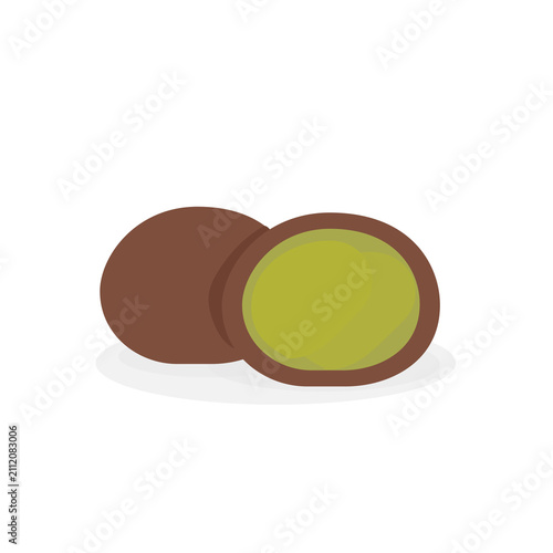 Photos vector illustration of dubbai chewy cookie