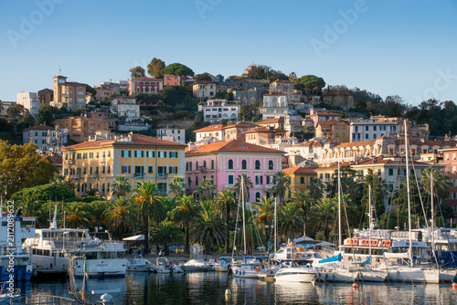 Fotografie Mediterranean harbour. La Spezia, Italy.