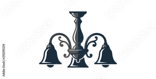 Classic Chandelier Vector Illustration