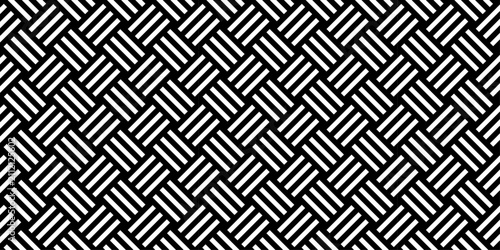Minimal line Seamless geometric pattern with shapes. Decoration and maze ornament square wall tile.