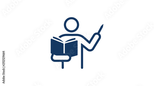 Person Reading Book and Writing.