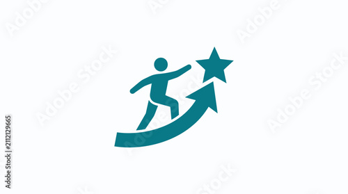Konstfotografi Person Reaching Star on Arrow.
