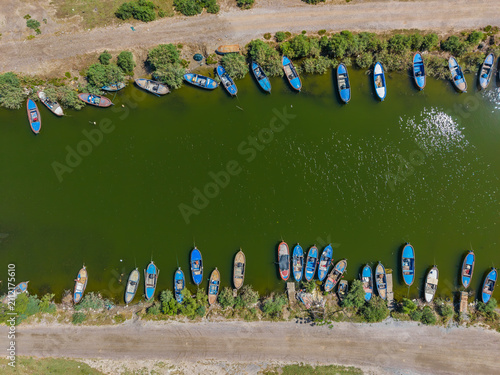 Bafa Lake Nature Park and Serçin Village at the Büyük Menderes River Delta, Turkey