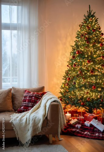 Cozy living room with decor...