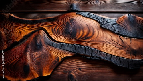 Burnt Wooden Board Texture Sho Sugi Ban Yakisugi Is A Traditional Japanese Method Of Wood Preservation