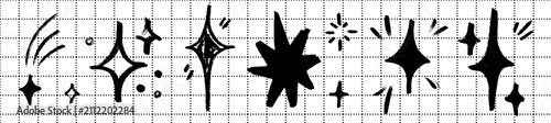 Hand drawn crayon doodles scatter star and asterisk figures on paper. Chalk and pencil shapes surround a second star, each one touched by a warm and gentle hand.