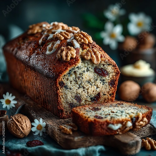 Date and walnut loaf