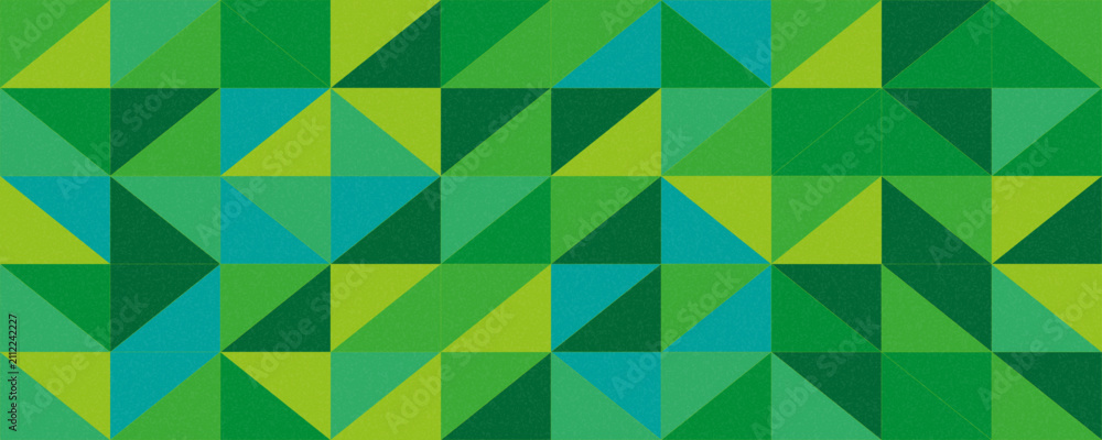 Fototapeta premium Colorful mosaic. Abstract background with triangle pattern looking like stained glass. Polygon pattern low poly triangle shape. Vector multicolored geometric gradient. Сrystalline structure, crystals