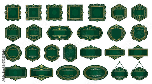 Ornate Decorative Frames and Labels - Vector Design Elements