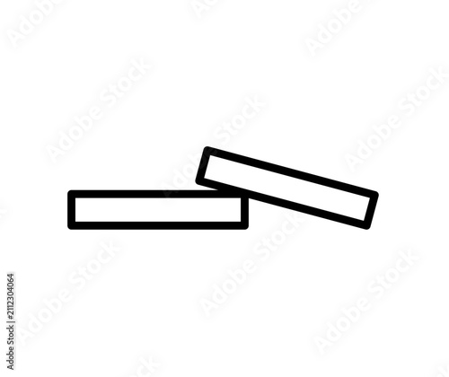 Pile of coins line icon