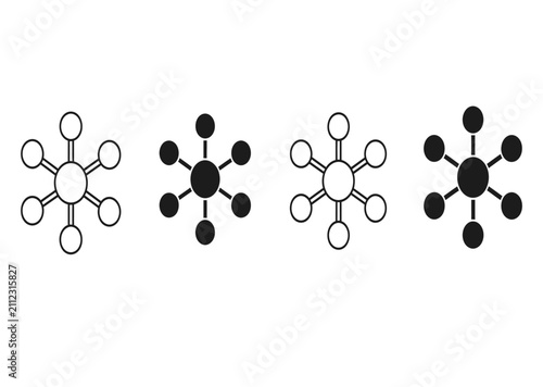 Network Connection Technology Icons Vector EPS Collection