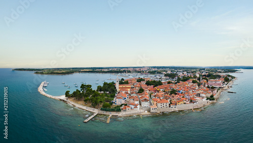 Novigrad Historic Old Town and Marina on the Adriatic Coast, Croatia