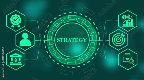 Business Strategy and Strategic Planning Concept Corporate Strategy and Financial Planning Strategic Decision Making and Business Development