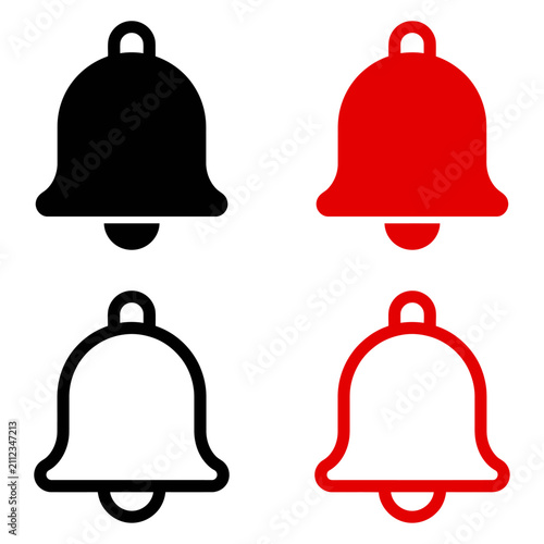 Minimal Notification Bell Icon Set