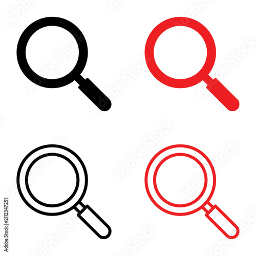 Minimal Search Icon Set