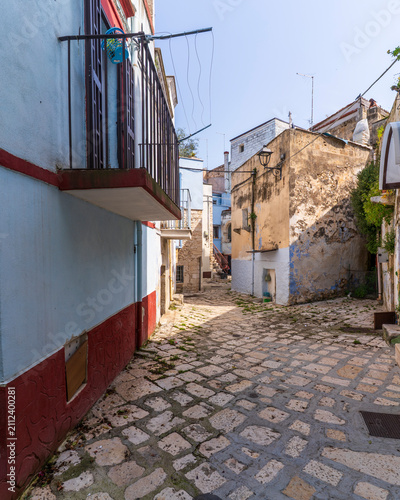 Canvas Print The Casamassima Town street view in Puglia Region of Italy
