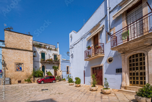 Obraz na płótnie The Casamassima Town street view in Puglia Region of Italy