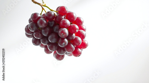 Surreal Hovering Grape Cluster Still Life