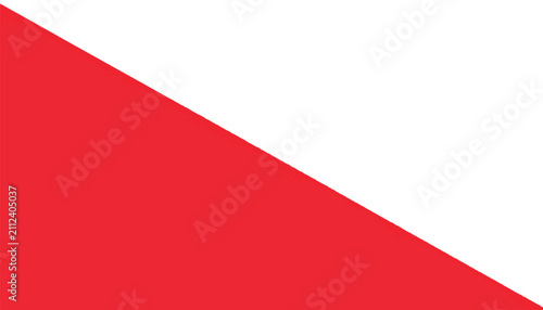 Canvas Print Minimalist diagonal red and white geometric background in vector flat two-tone abstract texture style, perfect as a graphic clean backdrop, print design template, banner, or modern wallpapers