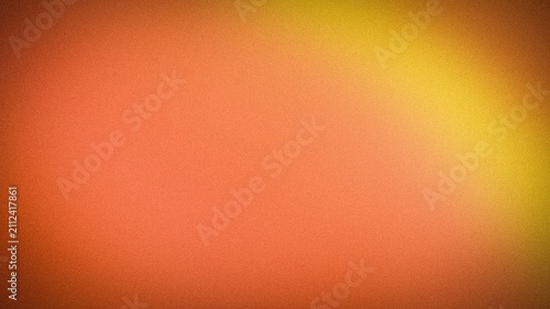 Orange red and yellow gradient abstract grunge background with grainy texture and blur in 4K resolution