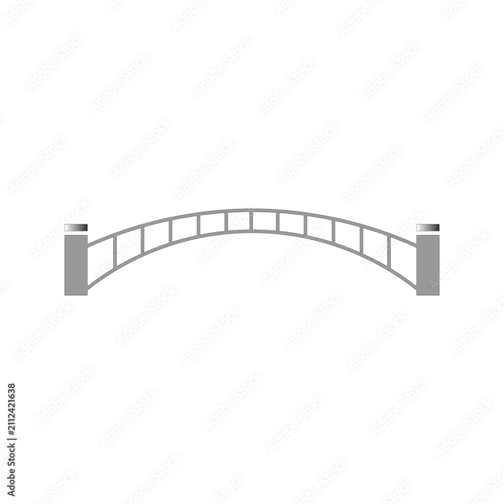 Fototapeta premium icon vector bridge illustration design