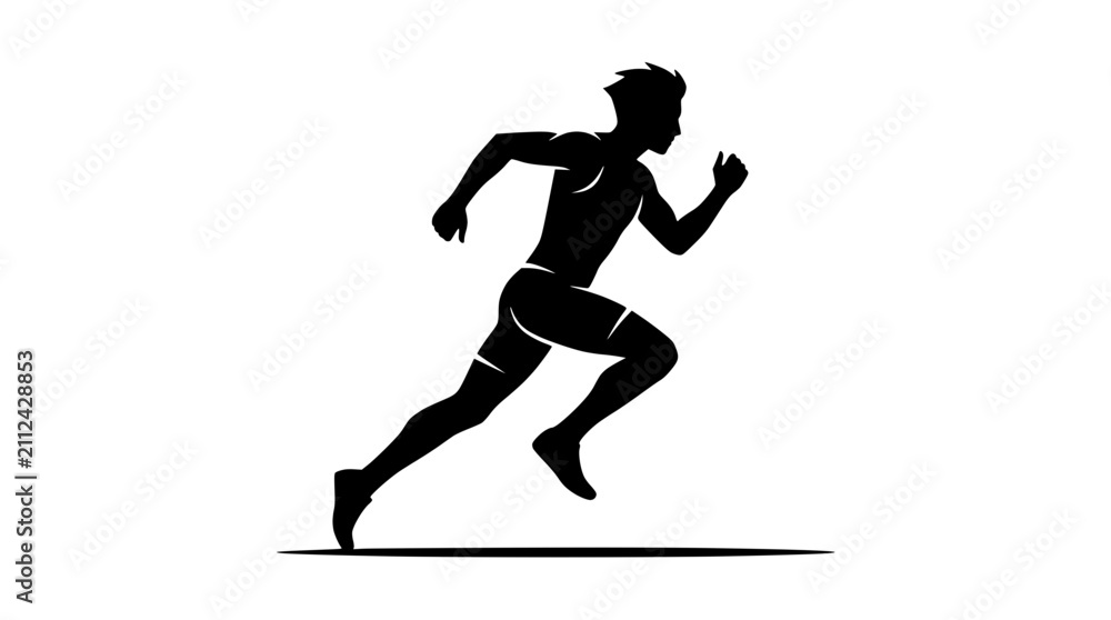Obraz premium Runner Silhouette