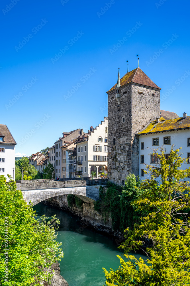 Fototapeta premium Altstadt, Brugg, Schweiz 
