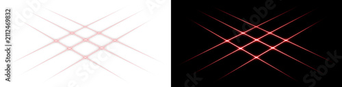 Beam Light Cross Grid PNG Overlay, on transparent background