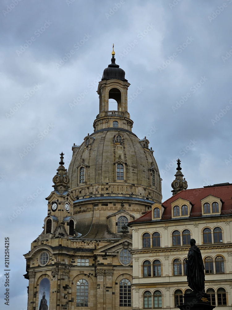 Naklejka premium Frauenkirche Church in Dresden, Germany.